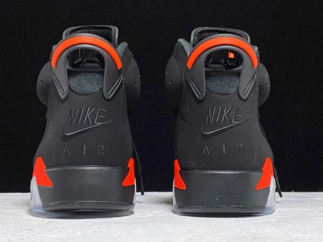 Retro 6 Air 384664-060 Black Jordan OG Infrared 1011
